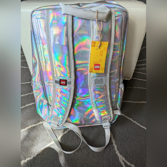 NWT LEGO Holographic Brick Backpack - Picture 4 of 14